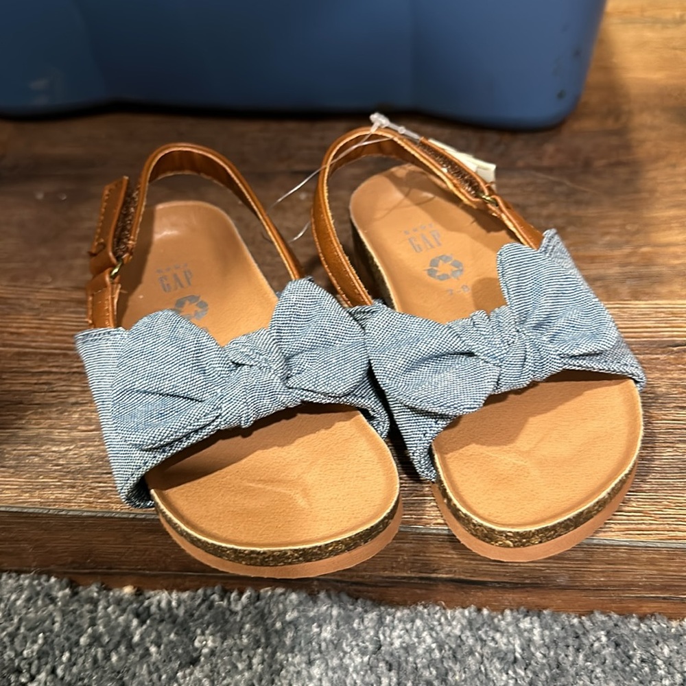 Baby Gap Sandals - Chambray Bow